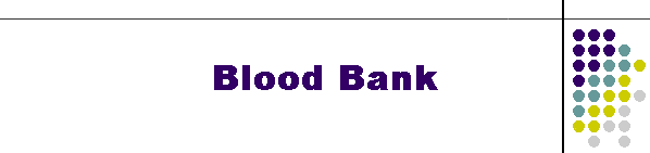 Blood Bank